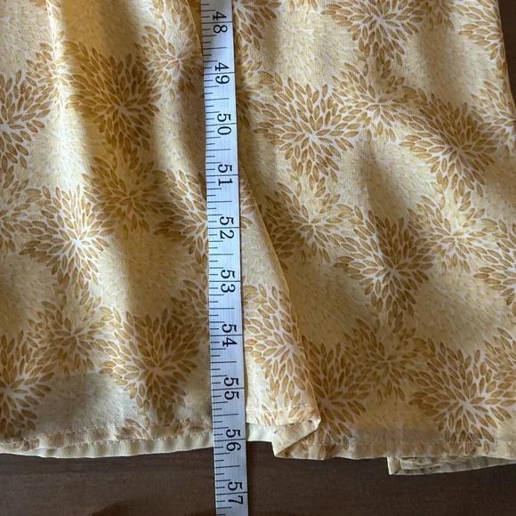 Lush Open Back Tie Waist Halter Maxi Dress in Medallion Print Yellow, Sz S NWT - Picture 7 of 10